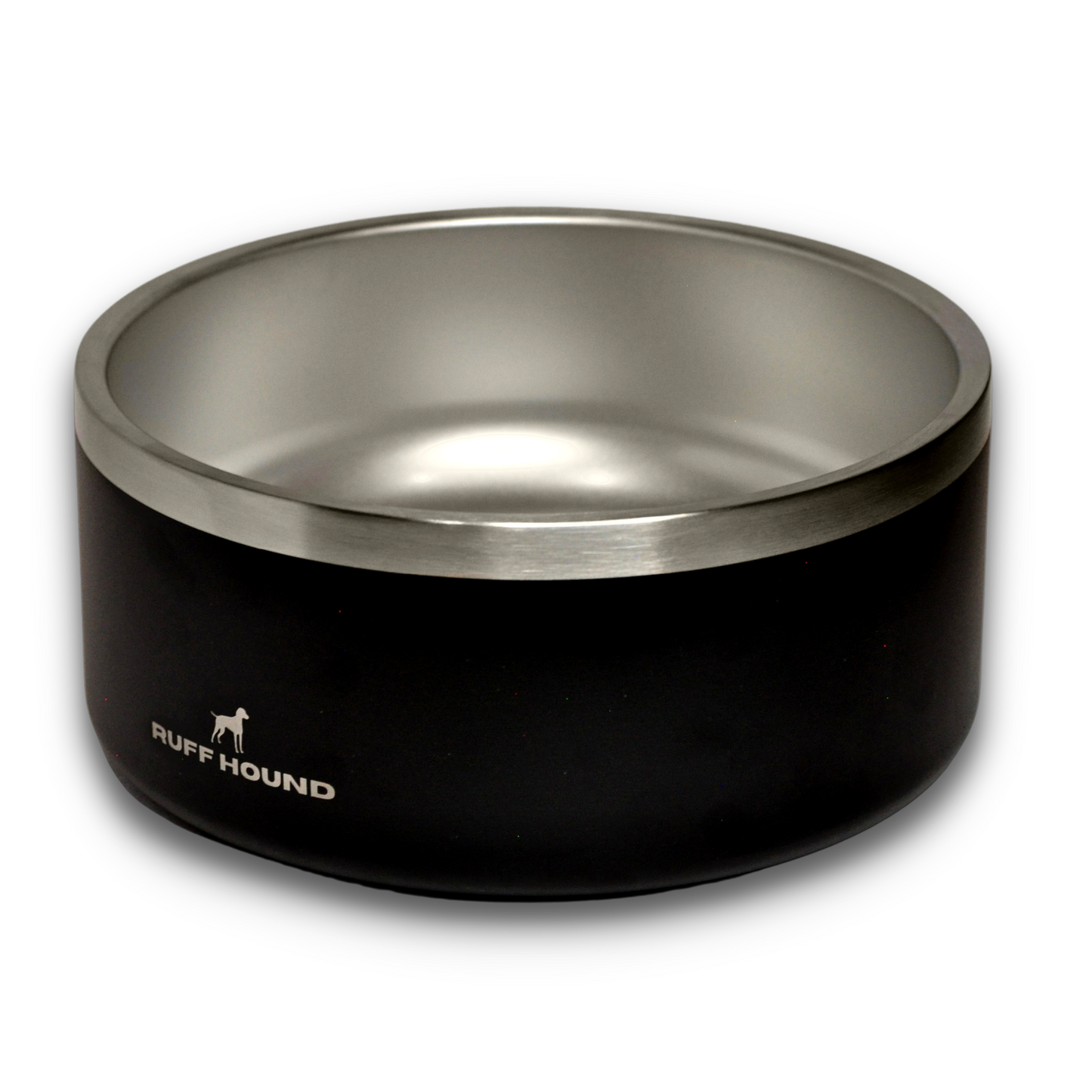 RUFF HOUND - 2 PACK, Stainless Steel, Non-Slip Dog Bowl, 64 ounces